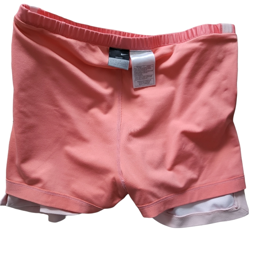 Nike Skirt Dri-Fit Flat Panel Boarder Peach Tennis / Golf - Picture 9 of 11